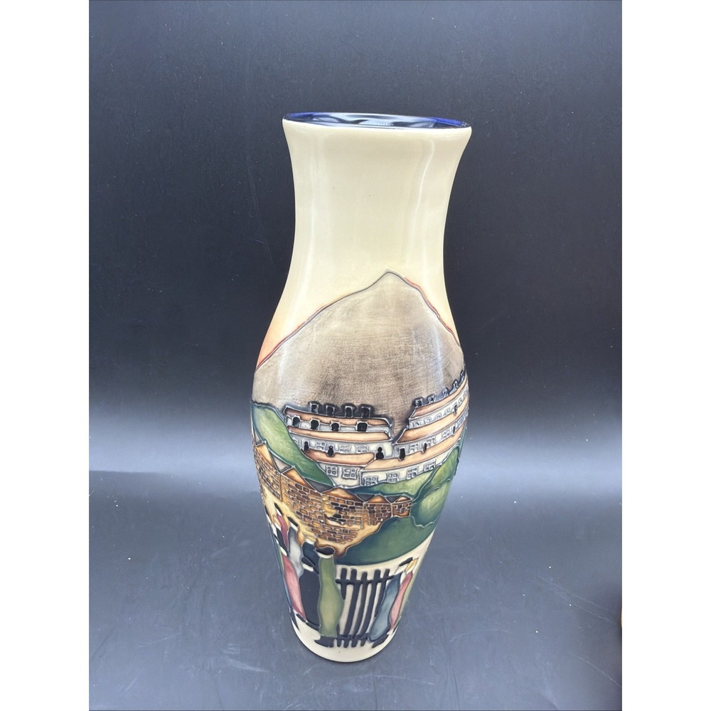 Moorcroft The Walk Vase Kerry Goodwin Limited Edition 92/100 Signed 10.25"